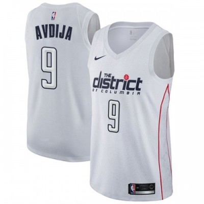 Nike Washington Wizards #9 Deni Avdija White Youth NBA Swingman City Edition Jersey